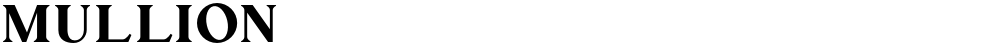 Mullion