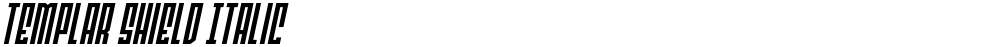 Templar Shield Italic