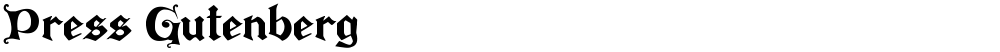 Press Gutenberg