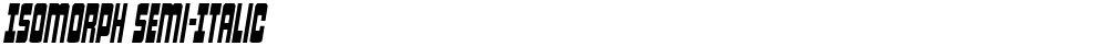 Isomorph Semi-Italic