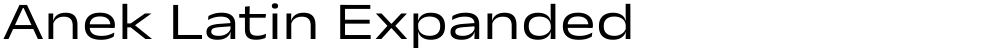 Anek Latin Expanded