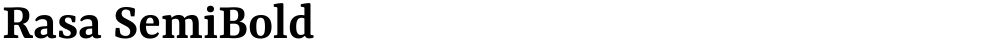 Rasa SemiBold