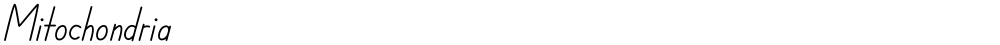 Mitochondria