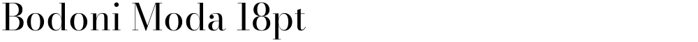 Bodoni Moda 18pt