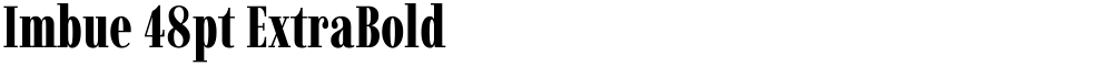 Imbue 48pt ExtraBold