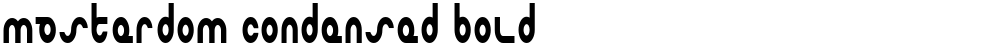 Masterdom Condensed Bold