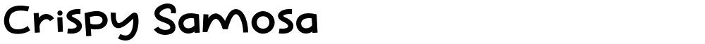 Crispy Samosa