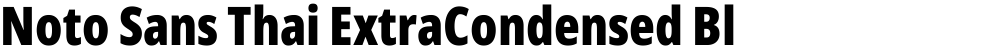 Noto Sans Thai ExtraCondensed Black