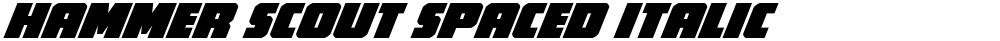 Hammer Scout Spaced Italic