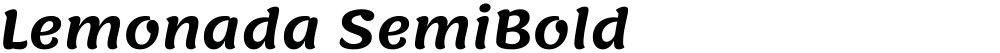 Lemonada SemiBold