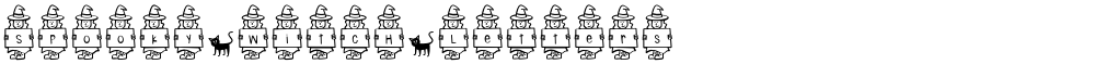 Spooky*Witch*Letters