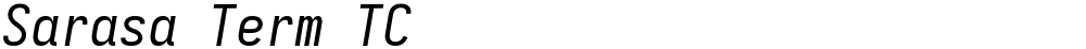 Sarasa Term TC