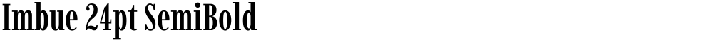 Imbue 24pt SemiBold