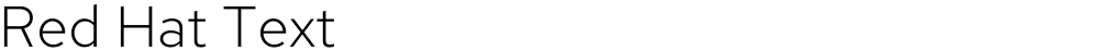 Red Hat Text