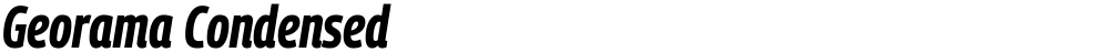 Georama Condensed