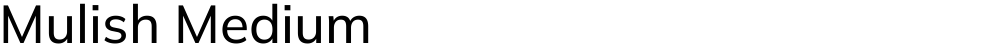 Mulish Medium
