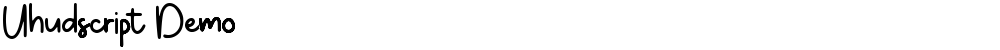 Uhudscript Demo