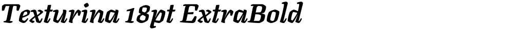 Texturina 18pt ExtraBold
