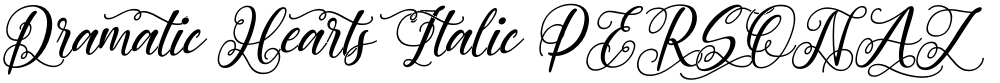 Dramatic Hearts Italic PERSONAL