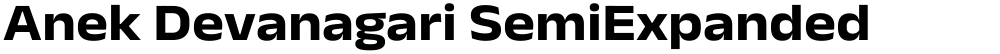 Anek Devanagari SemiExpanded