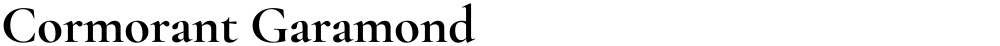 Cormorant Garamond
