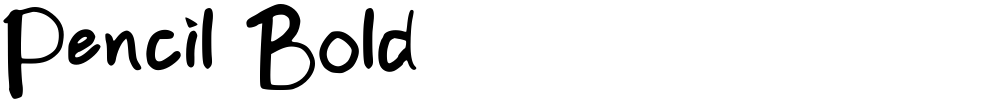 Pencil Bold