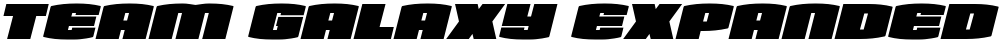 Team Galaxy Expanded Italic