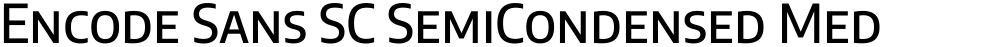 Encode Sans SC SemiCondensed Medium