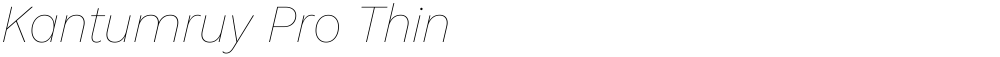Kantumruy Pro Thin