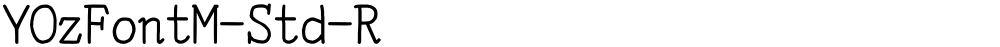 YOzFontM-Std-R
