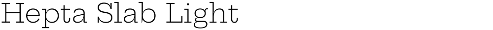 Hepta Slab Light