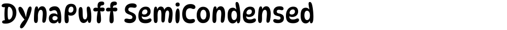 DynaPuff SemiCondensed