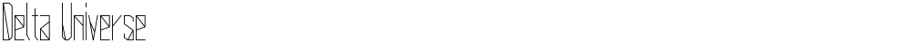 Delta Universe
