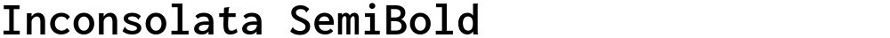 Inconsolata SemiBold