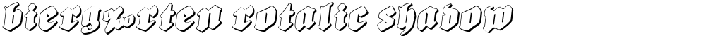 Bierg‰rten Rotalic Shadow