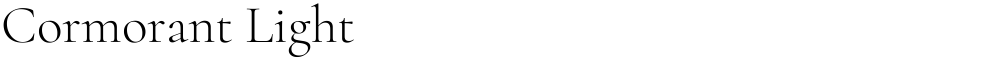Cormorant Light