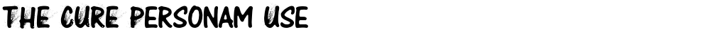 THE CURE Personam Use