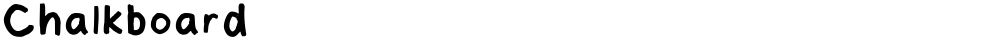 Chalkboard