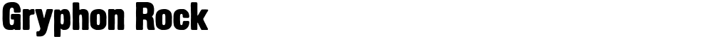 Gryphon Rock