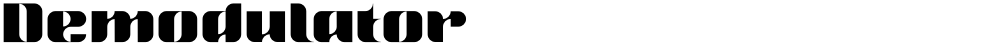 Demodulator