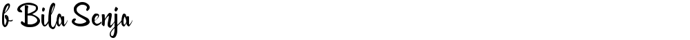 b Bila Senja