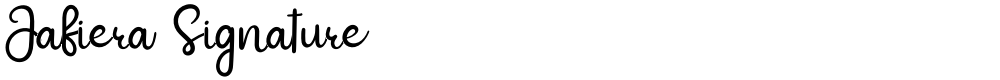 Jafiera Signature