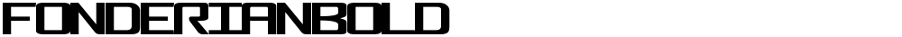 FonderianBold