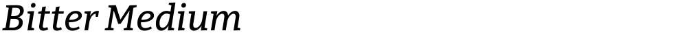 Bitter Medium