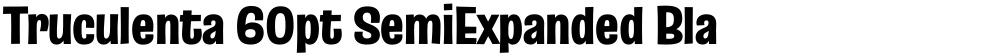 Truculenta 60pt SemiExpanded Black