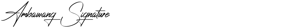 Ambawang Signature
