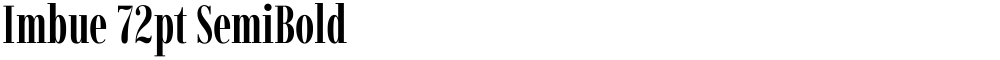 Imbue 72pt SemiBold