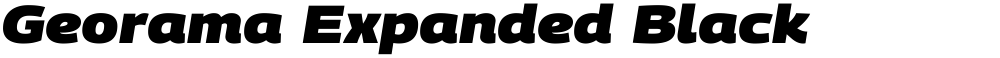 Georama Expanded Black