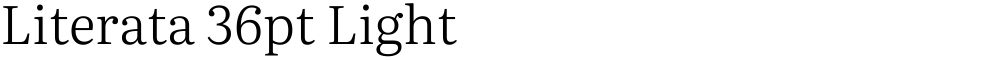 Literata 36pt Light