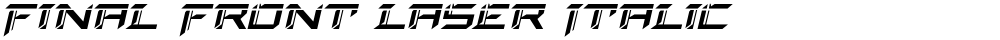 Final Front Laser Italic